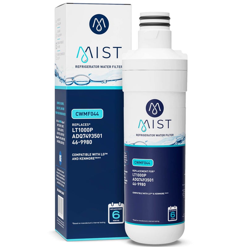 Mist ADQ74793501 Refrigerator Water Filter Replacement for LG LT1000P, WD-LT1000P, Kenmore 46-9980, Fridge LMXS28626D â€“ NSF 42 Certified â€“ 1 Pack - Image 1